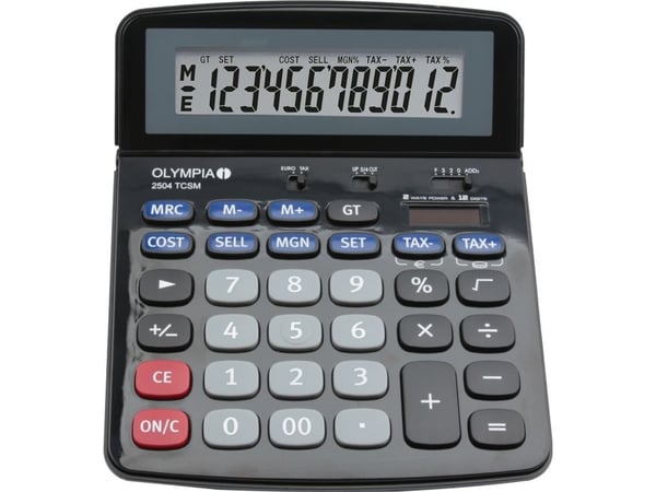 Olympia 2504 - Utskriftskalkulator - LCD