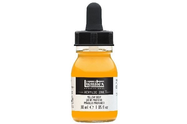 LQX PRO ACRYLIC INK 30ML YELLOW DEEP 295