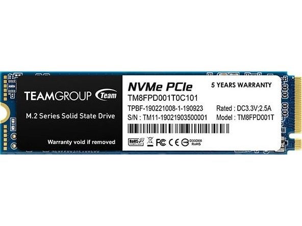 Team Group MP33 Pro - SSD - 1 TB - intern - M.2 2280 - PCIe 3.0 x4 (NVMe)