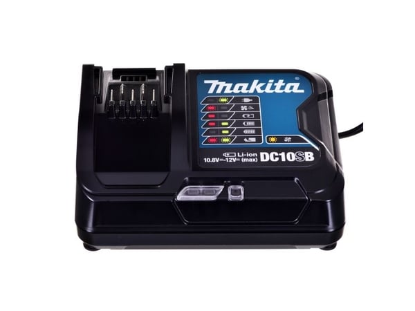 Makita CL121DSM, Tørr, 1300 l/min, Støv pose, Grønn, 0,5 l, Batteri