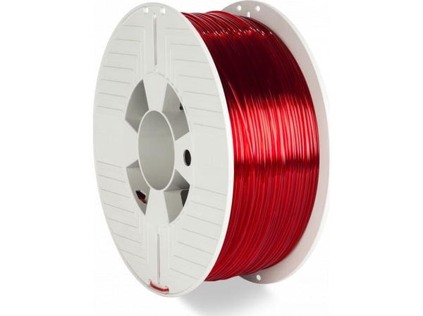 Verbatim - Gjennomsiktig rød - 1 kg - PETG-filament (3D)