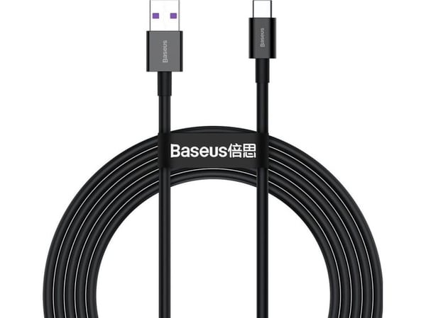 Kaapeli USB do USB-C Baseus Superior Series, 66W, 2m (czarny)
