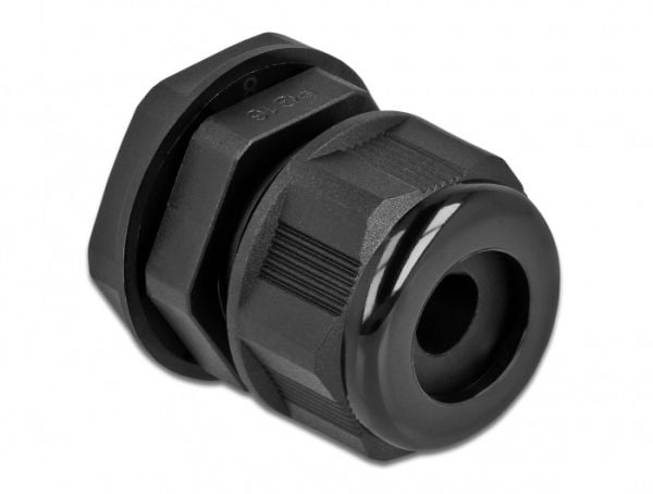 DeLOCK 60365, Musta, Muovi, 2 kpl, PG16, 9 mm, IP68