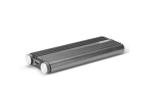 Lindy 43318, SSD-kabinett, M.2, PCI Express, 20 Gbit/s, USB-tilkobling, Sølv