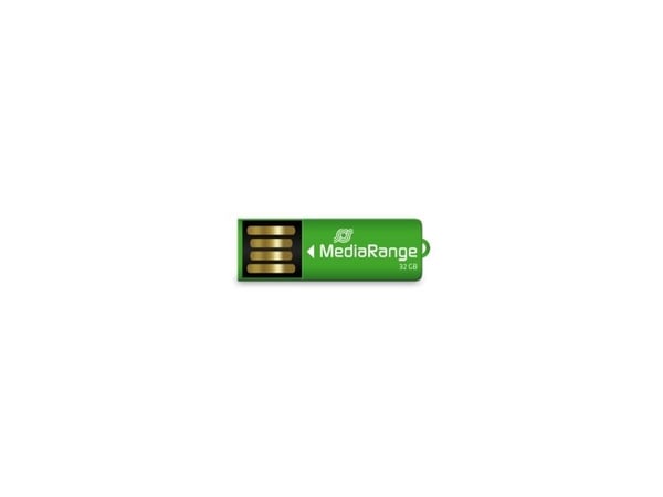 MediaRange Nano - USB flash-enhet - 32 GB - USB 2.0 - grön
