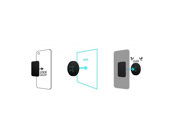 Mobilis U.FIX Mini Mount - Bilholder for mobiltelefon - svart
