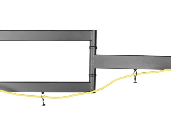 Equip 650341, 139,7 cm (55"), 200 x 200 mm, 400 x 400 mm, -15 - 10°, Rustfritt stål, Sort
