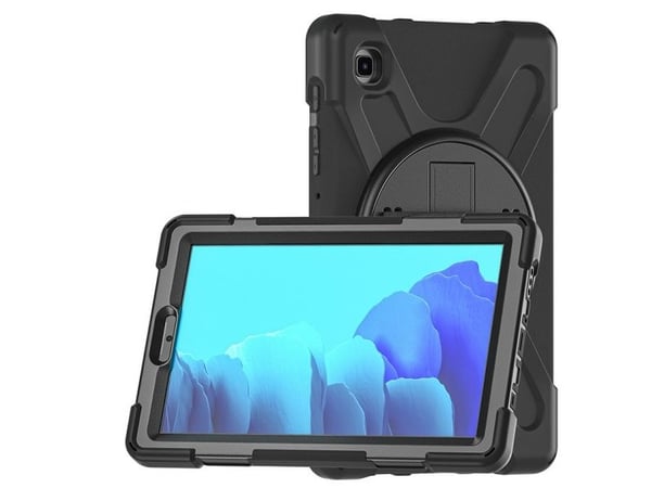 eSTUFF Defender-etui - vesketrekk til nettbrett - sort - for Samsung Galaxy Tab A7 Lite