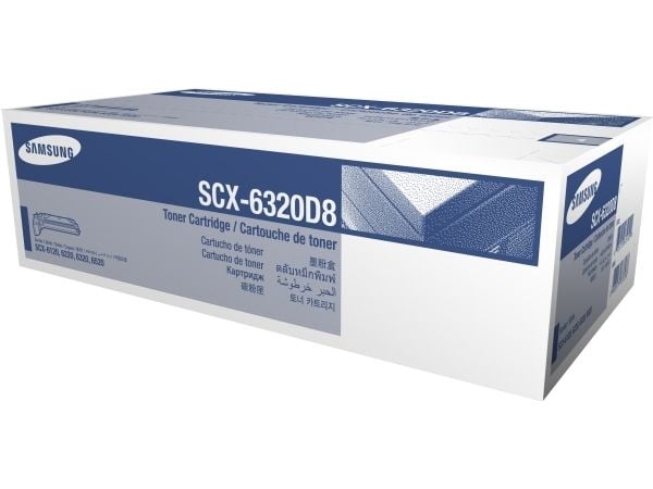 Samsung SCX-6320D8 -värikasetti, musta, 8000 sivua, Musta, 1 kpl