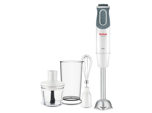 Tefal Optichef HB643138 - Håndmikser - 800 W - white snow & quartzite