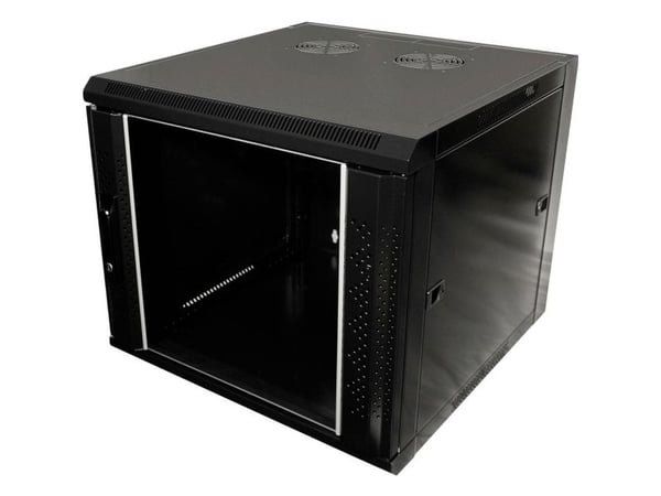 Value 19" Wall Mount Rack 6U, 368 x 570 x 450 (HxWxD), Sort
