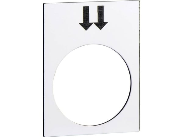 Schneider Electric ZB2BY4908, Valkoinen, 30 mm, 40 mm, 1 kpl, Tšekin tasavalta