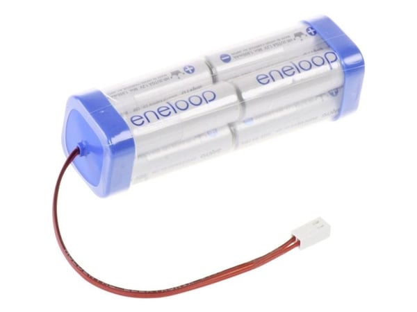 Panasonic eneloop dubbelkuber F2x2x2 Futaba batteripaket celltyp: 8 (R6/AA) kabel/anslutning NiMH 9,6 V 1900 mAh