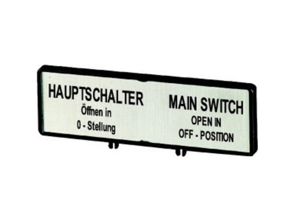 Frontplate ZFS61/62-T0 030170