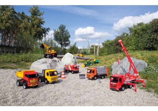 Lena GIGA TRUCKS Tractor, Traktor, 3 år, Plast, Sort, Grønn, Gult