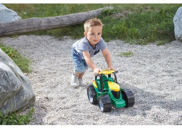 Lena GIGA TRUCKS Tractor, Traktor, 3 år, Plast, Sort, Grønn, Gult