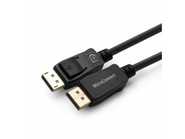MicroConnect - DisplayPort-kabel - DisplayPort (M) festet til DisplayPort (M) festet - DisplayPort 1.2 - 10 m - støtter 4K 60 Hz (4096 x 2160) - Svart