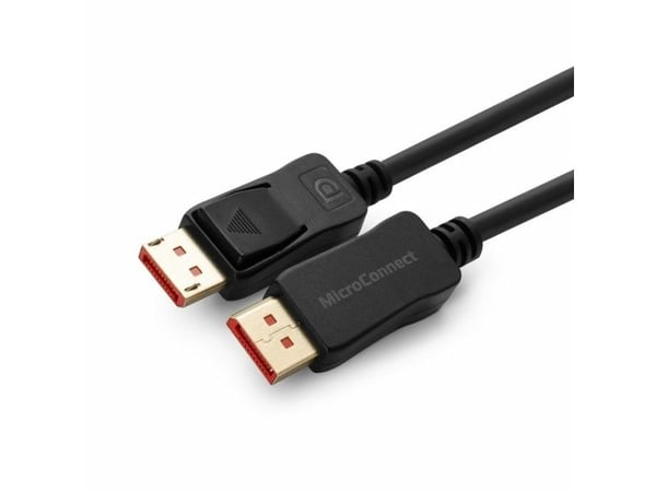 MicroConnect - DisplayPort-kabel - DisplayPort (M) festet til DisplayPort (M) festet - DisplayPort 1,4 - 50 cm - støtter 8K 60 Hz (7680 x 4320) - S...