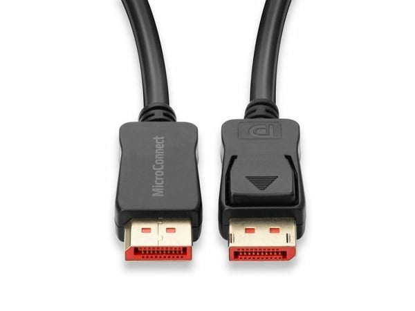 MicroConnect - DisplayPort-kabel - DisplayPort (M) festet til DisplayPort (M) festet - DisplayPort 1,4 - 50 cm - støtter 8K 60 Hz (7680 x 4320) - S...