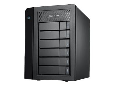 Promise Pegasus32 R6 - Harddiskarray - 84 TB - 6 brønner (SATA-600) - HDD 14 TB x 6 - Thunderbolt 3, USB 3.2 Gen 2 (ekstern)