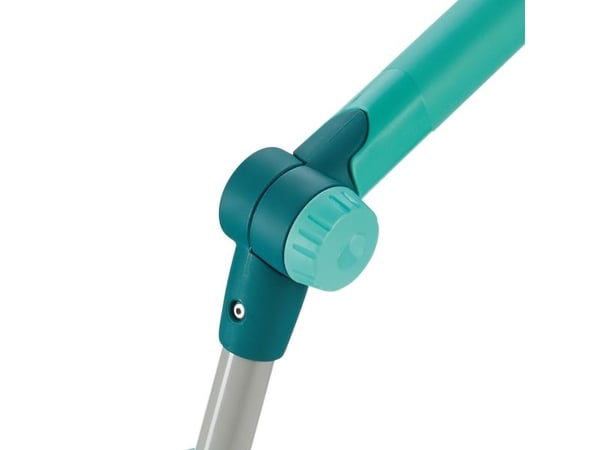 Leifheit 41522, Mopin kahva, Harmaa, Turkoosi, Polyamidi, Polypropeeni (PP), Kumi, Terästä, Kestomuovinen elastomeeri, 1 kpl, 650 g, 50 mm