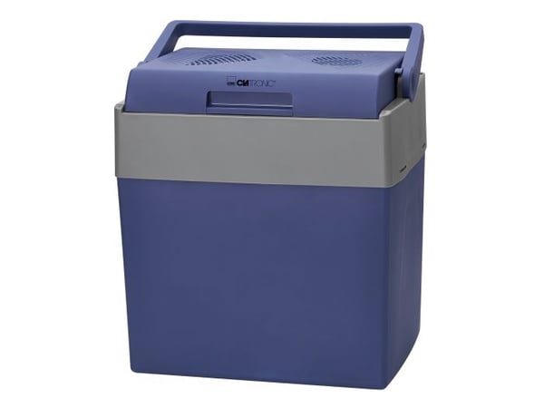 Clatronic KB 3537 - Bærbar kjøler - bredde: 40 cm - dybde: 29.5 cm - høyde: 43.5 cm - 30 liter - Klasse A++ - blå/grå