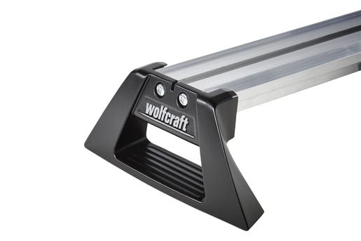 wolfcraft GmbH LC 600, Aluminium, Sort, Aluminium, 46,5 cm, 8 mm, 90°, 186 mm