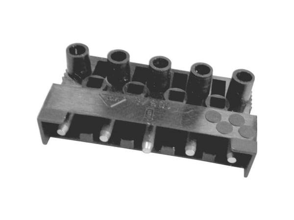 Adels-Contact 12291 163 ST/5 DS Liitinlohko joustava: -2,5 mm² tappi: -2,5 mm² napaluku: 5 1 kpl Musta