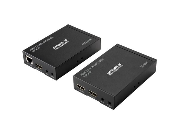 SpeaKa Professional SP-HDE-300 HDMI® Extender (laajennus) verkkokaapelilla RJ45 60 m (SP-9393012)