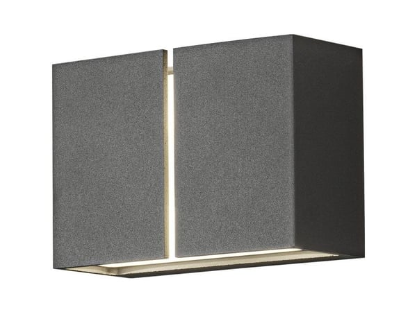 Konstsmide 7877-370, Utendørs veggbelysning, Grå, Aluminium, IP54, Fasade, I