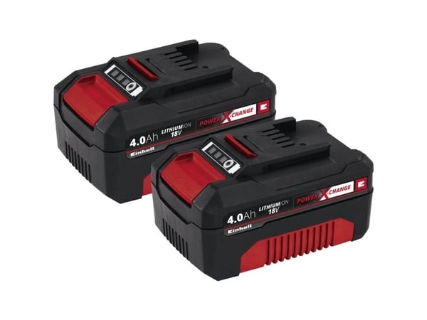 Einhell 4511489, Batteri, Lithium-Ion (Li-Ion), 4 Ah, 18 V, Einhell, Sort, Rød