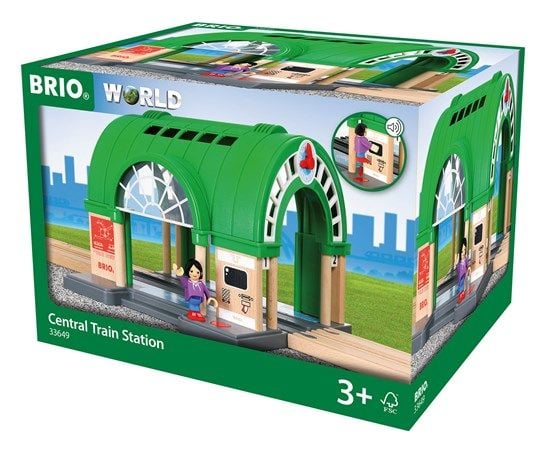 BRIO 33649 Centralstation till järnväg