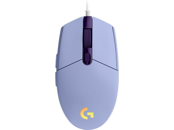 Logitech Gaming Mouse G102 LIGHTSYNC - Mus - høyrehendt - optisk - 6 knapper - kablet - USB - lilla