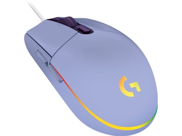 Logitech Gaming Mouse G102 LIGHTSYNC - Mus - høyrehendt - optisk - 6 knapper - kablet - USB - lilla