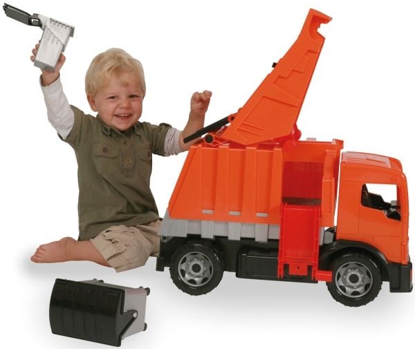 Lena Garbage truck, Truck, Garbage truck, 3 år, Sort, Oransje