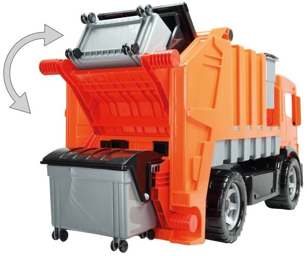 Lena Garbage truck, Truck, Garbage truck, 3 år, Sort, Oransje