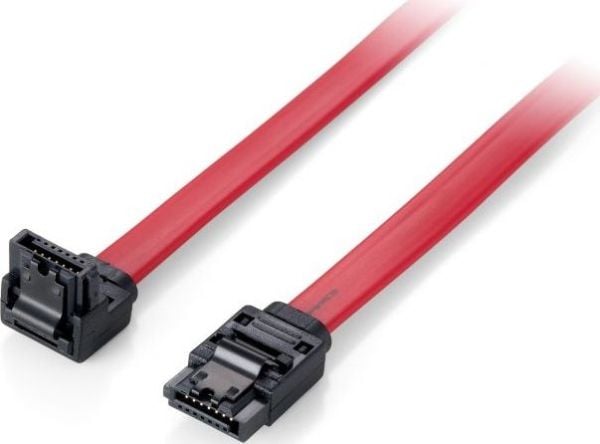 Equip 111903, 1 m, SATA III, SATA 7-pin, SATA 7-pin, Uros/uros, Punainen