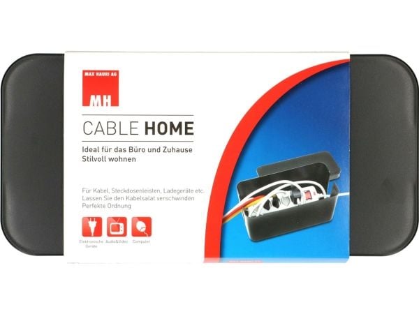 Max Hauri AG Cable Home Cable Facility Box, Kaapelirasia, Lattia, Muovi, Musta