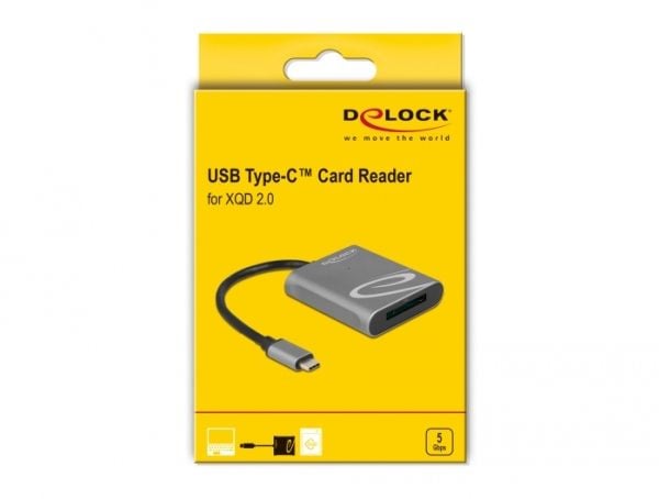 Delock - Kortläsare (XQD, XQD 2.0) - USB-C