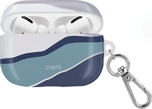 Veske Blå UNIQ etui Coehl Ciel AirPods Pro blå/skumringsblå