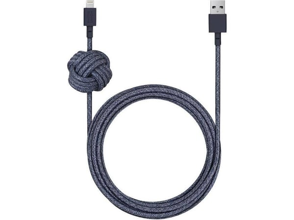 Kabel USB Native Union USB-A - 3 m Granatowy (NTU051IND)