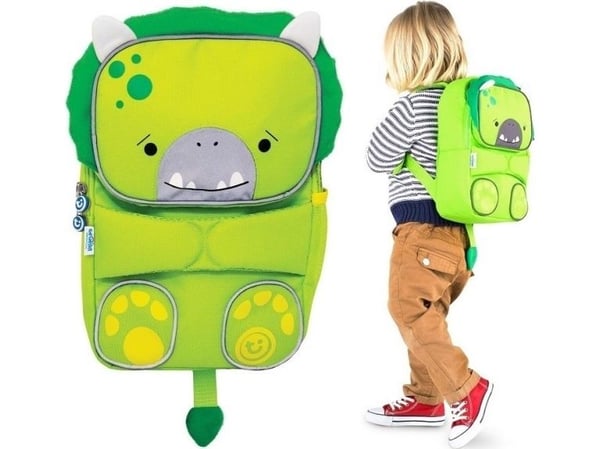 Ryggsäck Toddlepak Trunki dinosaur Dudley - grön