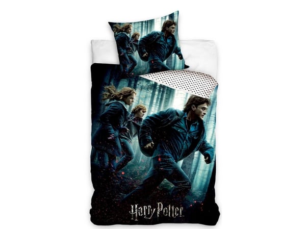 Harry Potter, Ron og Hermione Sengetøj 140x200, 100 procent bomuld