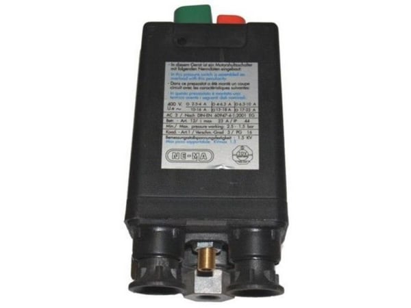 Aerotec Nema-bryter 400V 3-veis 3/8 tomme 6,3-10 A - utg. 3 - 1/4 tomme 9063148 1 stk