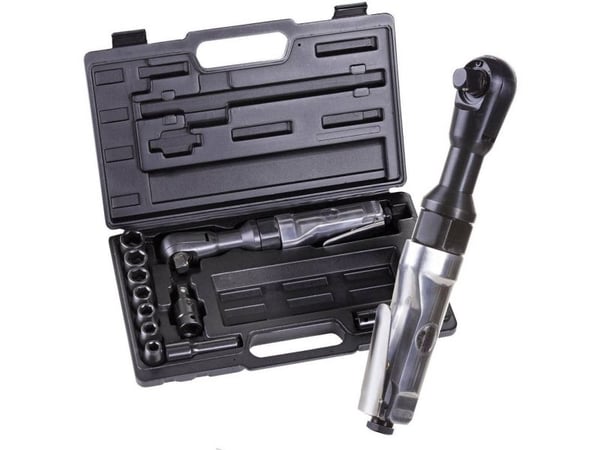 Aerotec AeroTEC 201354 krom trykkluft skralle-nøkkel 1/2 (12,5 mm) 6,3 bar, koffert