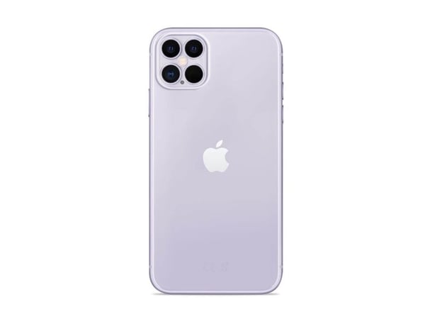 PURO 0.3 Nude - Baksidesskydd för mobiltelefon - termoplastisk polyuretan (TPU) - transparent - för Apple iPhone 12, 12 Pro