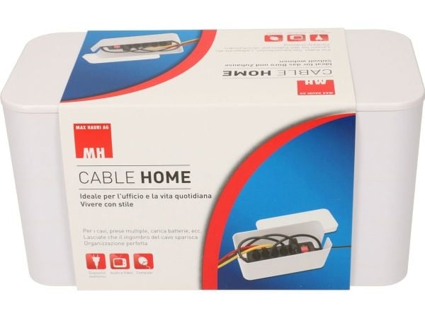 Max Hauri AG Cable Home Cable Facility Box, Kabeldosa, Golv, Plast, Vit