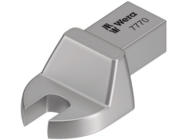 Wera 7770, Torque wrench end fitting, Sølv, 1 stykker, Chromium-Vanadium Steel (Cr-V)