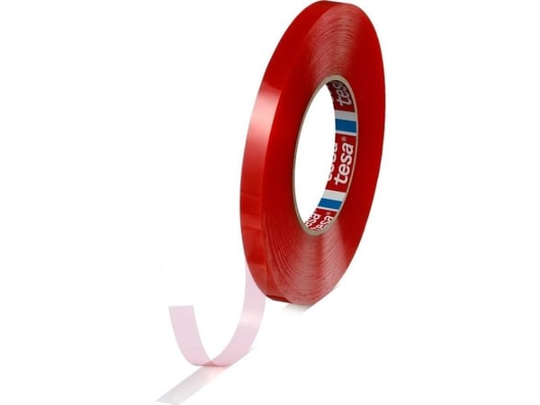 TESA 4965, 12 mm x 50 m, Röd, Akrylnitrilbutadienstyren (ABS), 50 m, 12 mm, 1 styck