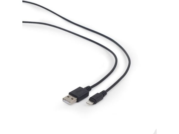 Cablexpert - Lightning-kaapeli - USB-uros Lightning-uros - 3 m - musta
